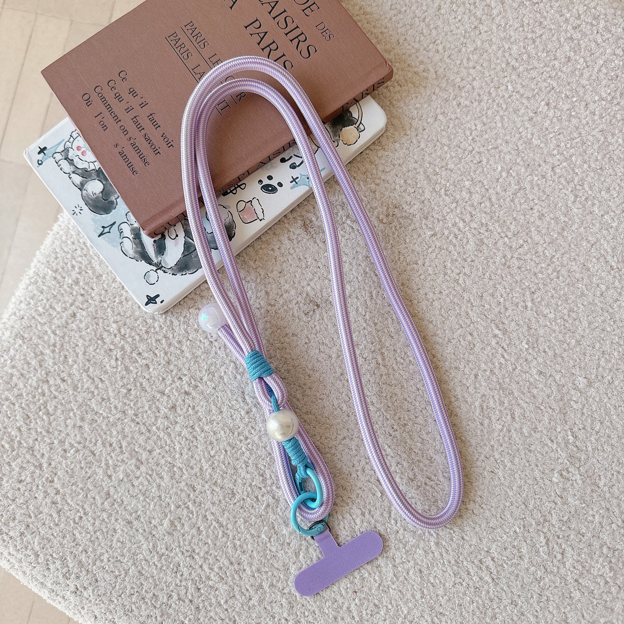 Dopamine Pearl Strap | StripeLoom Phone Charm