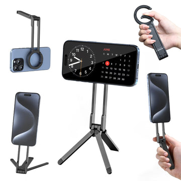 Magnetic Phone Tripod for iPhone, MA38 Portable Phone Holder Mini Tripod for Magsafe