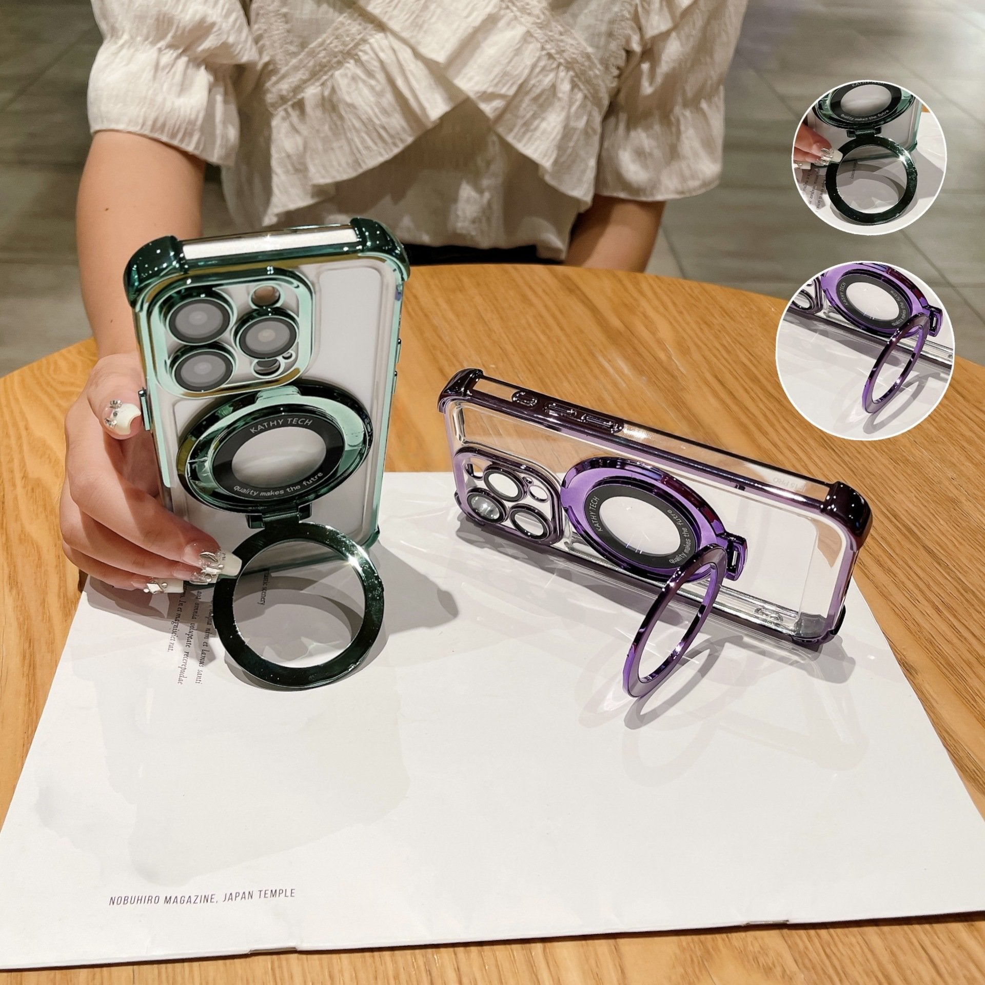 Clearance sale- Airbag Four Corners Anti-Drop Magnetic Bracket Case Cover for iPhone17