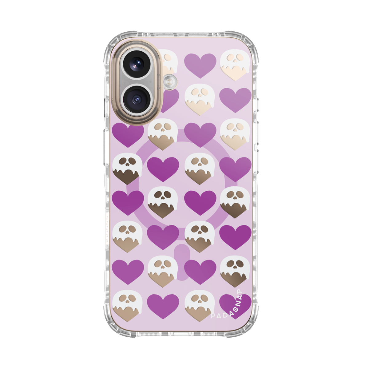 Heartbeat Haunts | Purple MagSafe Phone Case